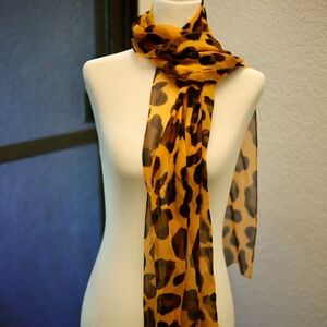 Cheetah Print Scarf